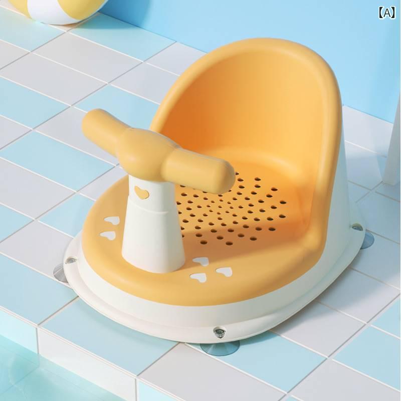 ベビー用チェア ベビー ソフト ゴム 学習 椅子 バス シート 浴槽 ユニバーサル ブラケット 落下 防止 ..