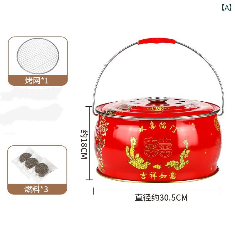 火鉢 新築 祝い 新婚 ファイヤーピット 炭火 鍋 暖房 ストーブ 屋外 バーベキュー ラック ダブルハピネス グリル