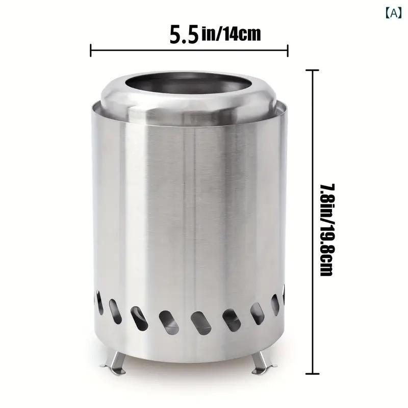 火鉢 ステンレス製 屋外 薪 ストー