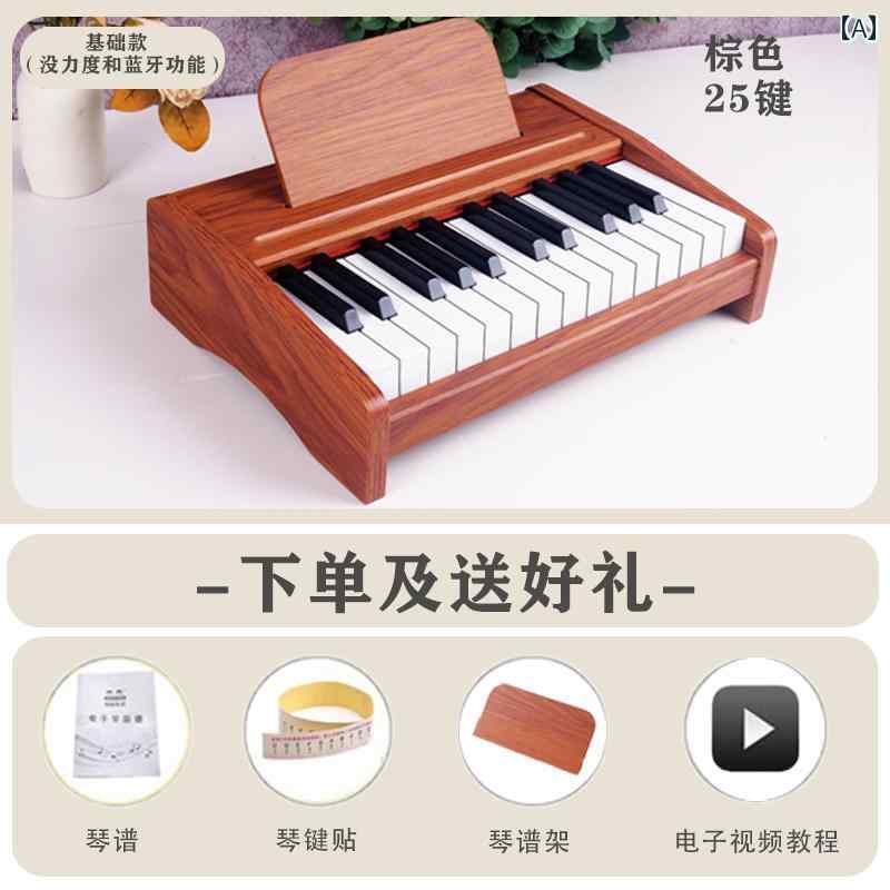 ピアノ おもちゃ 子供の おもちゃの 小さい ピアノ 初心者の 赤ちゃんの 木製 幼児 ミニ ポータブル 電子 女の子 最初の 誕生日の 高級 ギフト