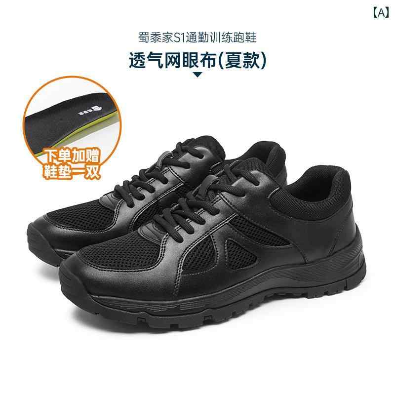 黒色 シューズ メンズ Shushujia トレーニング シューズ メンズ 夏 メッシュ 通気性 滑り止め アウトドア ハイキング スポーツ レジャー ブラック