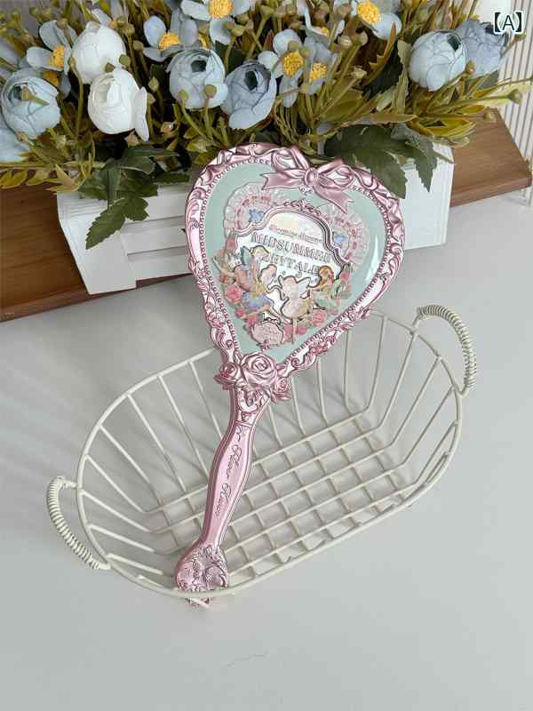 手鏡 コンパクト 華 之小真 夏の 夜 シリーズ 手 鏡 カラー ティー ミント バニラ ホワイト ミルクパウダー