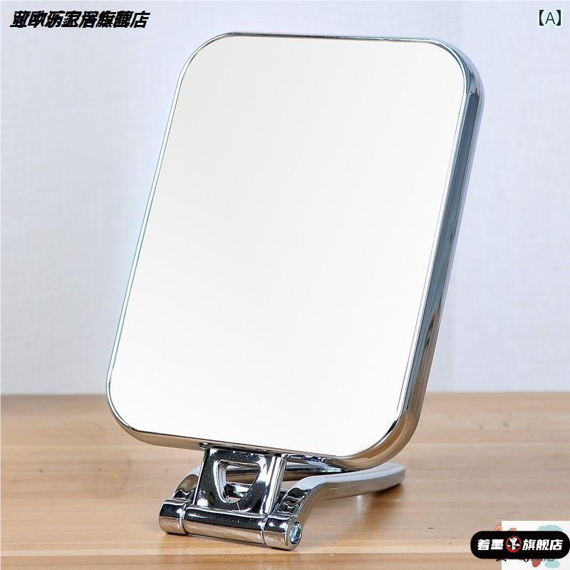 手鏡 コンパクト 家庭用 ミラー 化粧 鏡 ハンドヘルド 両面 ポータブル 折りたたみ ラウンド デスク トップ 寮 垂直 美容 サロン 壁掛け