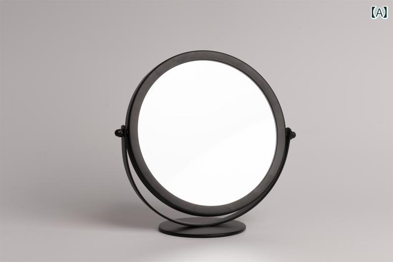 手鏡 コンパクト 鉄製 化粧 鏡 デスク トップ シンプル ドレッシング ミラー 学生 ポータブル高 解像度..