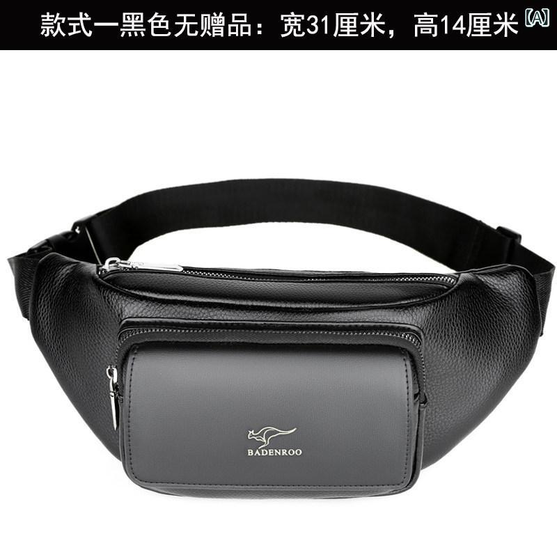 サポートシェアグローバルのウエストポーチ 男性用 ボディバッグ 鞄 本革 牛革 多機能 大容量 スマホポーチ 小さめ ショルダーバッグ 斜め掛け 斜めがけ カジュアル レザー 軽量 収納力 ポケット 撥水加工 耐久性 耐摩耗性 シンプル 無地 通勤 通学 アウトドア お出かけ 普｜アングル2