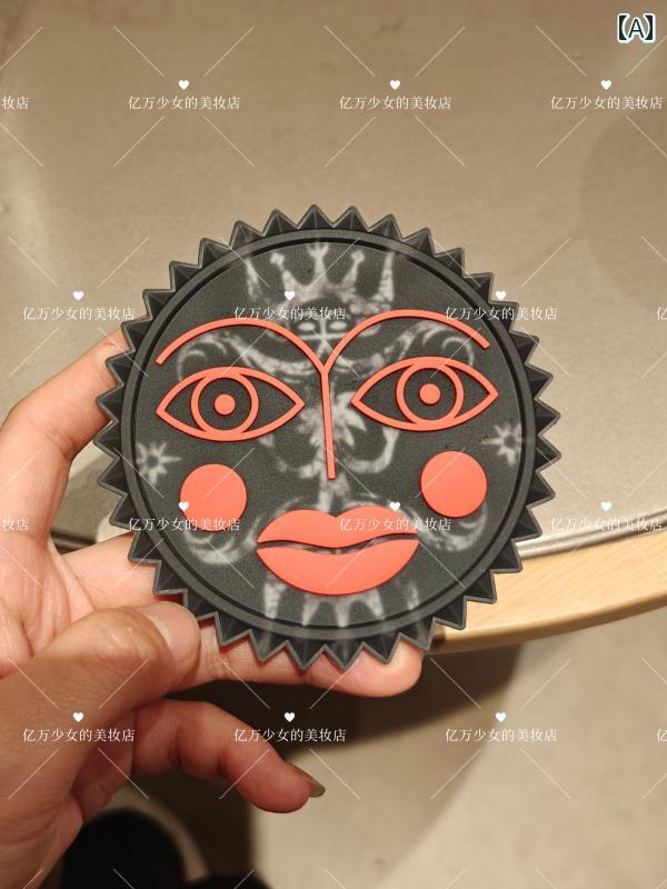 手鏡 コンパクト ガール カルト ペースト ミャオ ウー インソン パン タオ 手持ち ミラー トーテム ポータブル ガラガラ