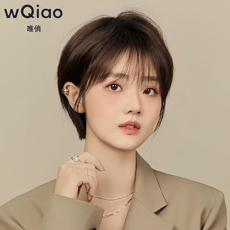 女性用 かつら 女性用 ウィッグ ショート ヘア リアル ナチュラル ふわふわ ボブ フル ヘッド ファッション ニュー スタイル レディースウィッグ