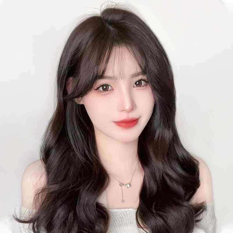 女性用 かつら 女性用 ウィッグ ミディアム ヘアウィッグの 毛 フル 人 自然な ふわふわ ロング カール ウェーブ ヘッド