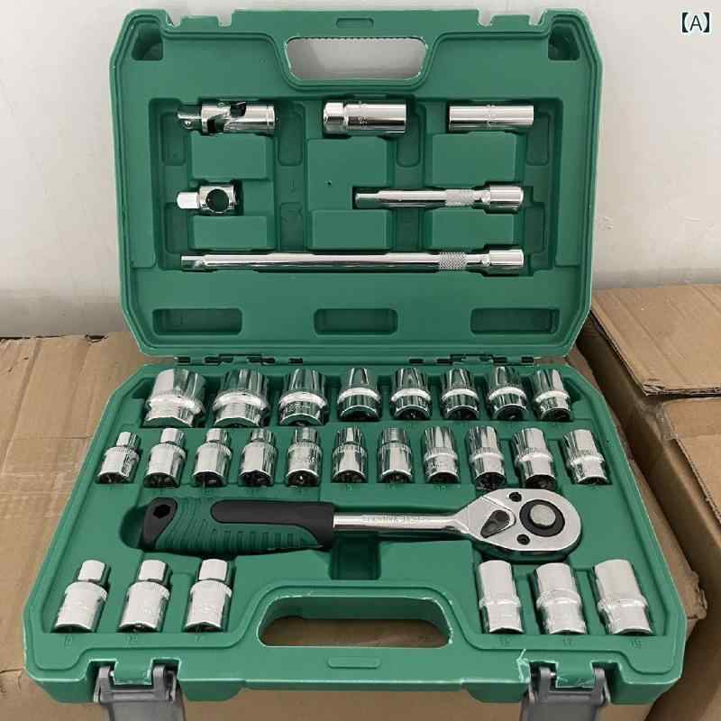 ラチェット レンチセット ドイツ 151個の 自動車 修理 ツール セット メンテナンス 車 ソケットレンチ..