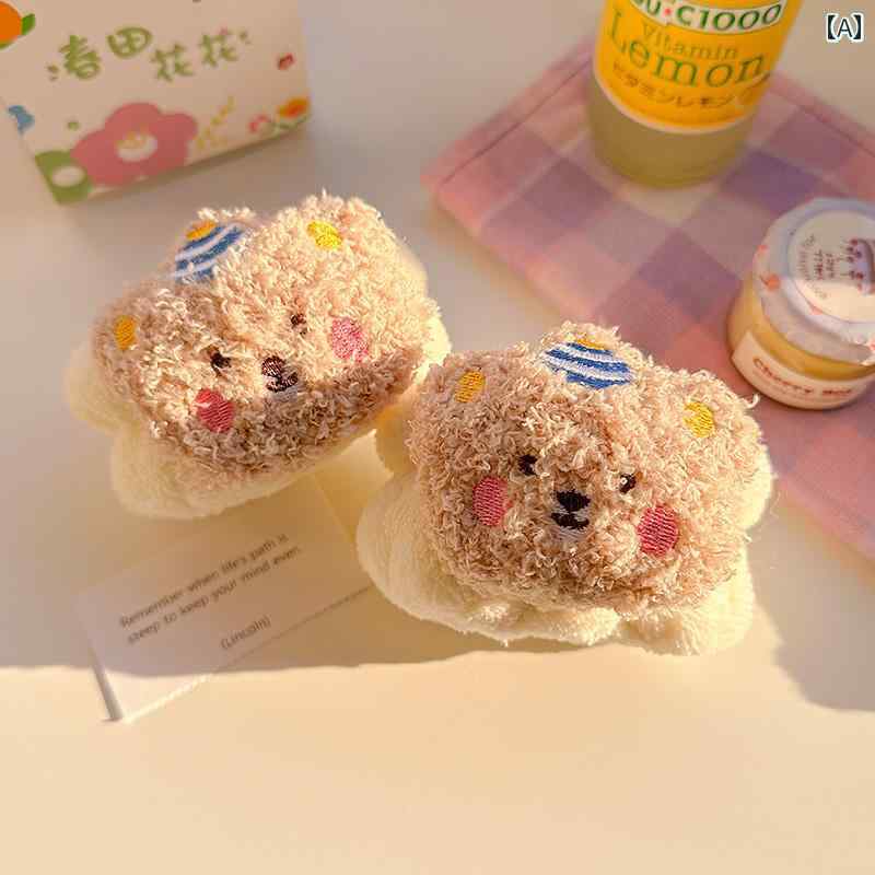 カチューシャ かわいい レディース かわいい の クマの 洗顔 リスト バンド 女性用 袖口まで 防水な 防..