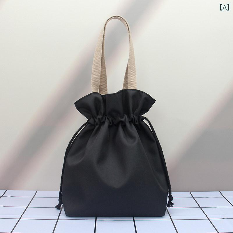 Other - かわいい トートバッグ ハンドバッグ 巾着 ランチ バッグ 収納 手提げ ボックス 付き ハンドバッグ大容量 和風 万能