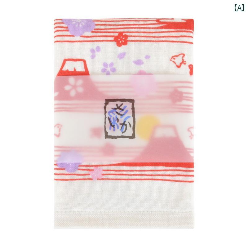 ハンカチ　ハンドタオル 西 坡 美術 館 カラフル 桜 うさぎ スクエアタオル 和風 コットン 吸水性 バス ガーゼ テリー 小型 ハンカチ 速乾