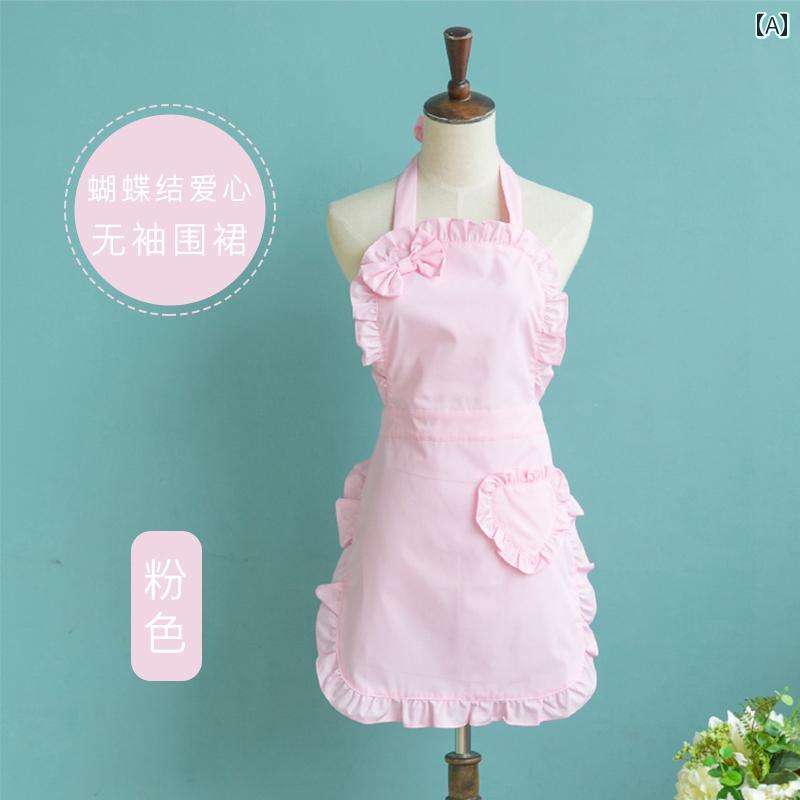 エプロン　おしゃれ　ママ エプロン レース キッチン ホーム 2025新 婦人 ファッション かわいい 和風 ..