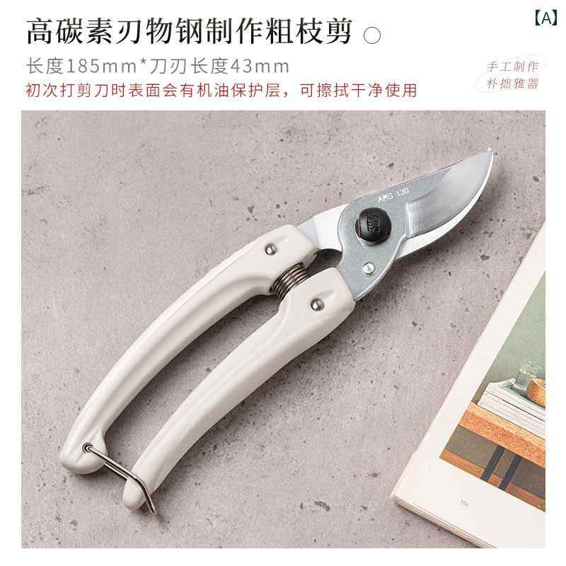 ガーデニング　DIY　道具　 アリスのお 皿 花 はさみ 太い 枝 生け花 固定 鋏 中国 花の 指導 用具