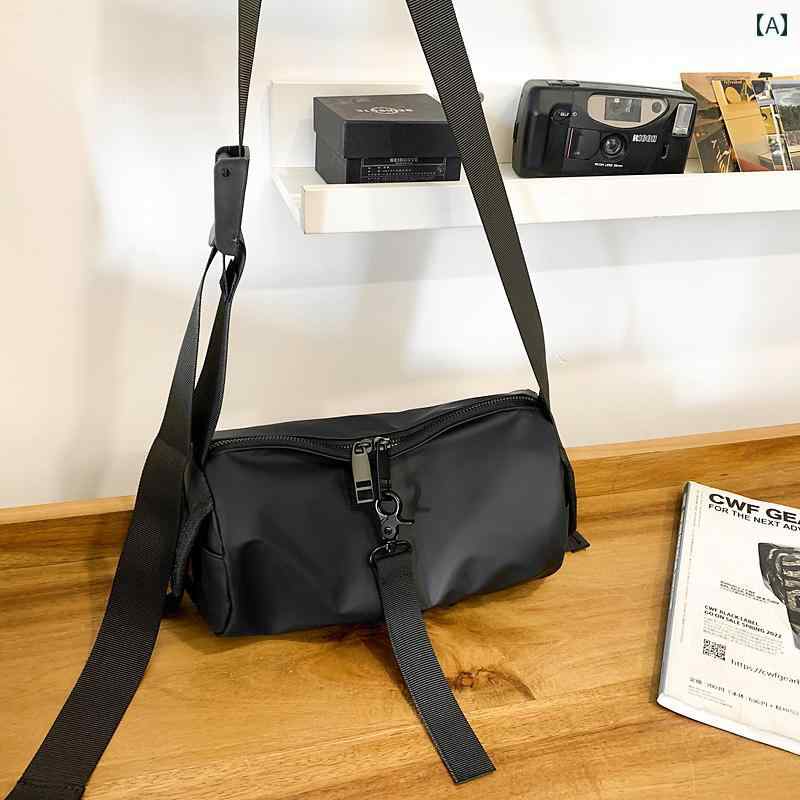 自転車　ホルダー　バッグ シングルショルダーバッグ メンズ 和風 小型 ショルダーバッグ レディース 円筒形 カジュアル 通勤 メッセンジャーバッグ シンプル スポーツ サイクリング バック パック