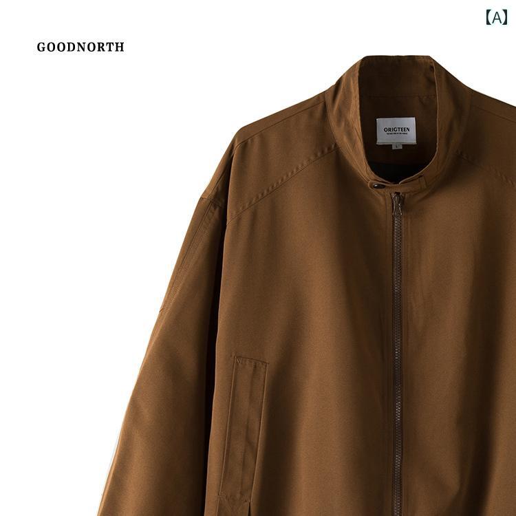 　ジャケット　パーカー　メンズ　シンプル GoodNorth 和風 レトロ ゆったり カジュアル ジッパー スタ..