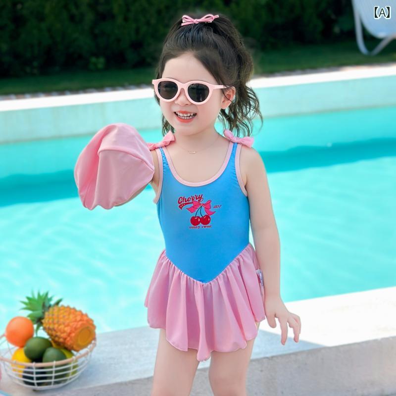 子供用 水着 ベビー 女の子用 サスペンダー 水着 女児用 スカート スタイル 夏用 スタイリッシュな新 ワンピース 幼児用 子供用