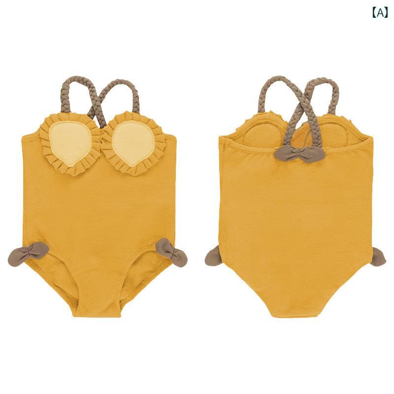 子供用 水着 ベビー 女の子 服 夏 水着 幼児 薄手 ファッション かわいい スリング ロンパース 1歳 ベ..