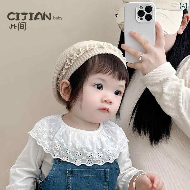 ベビー 帽子 春秋 ベビー 帽子 秋冬 ファッション ベレー 帽 男の子 女の子 ペインター ハット 子供用 ..