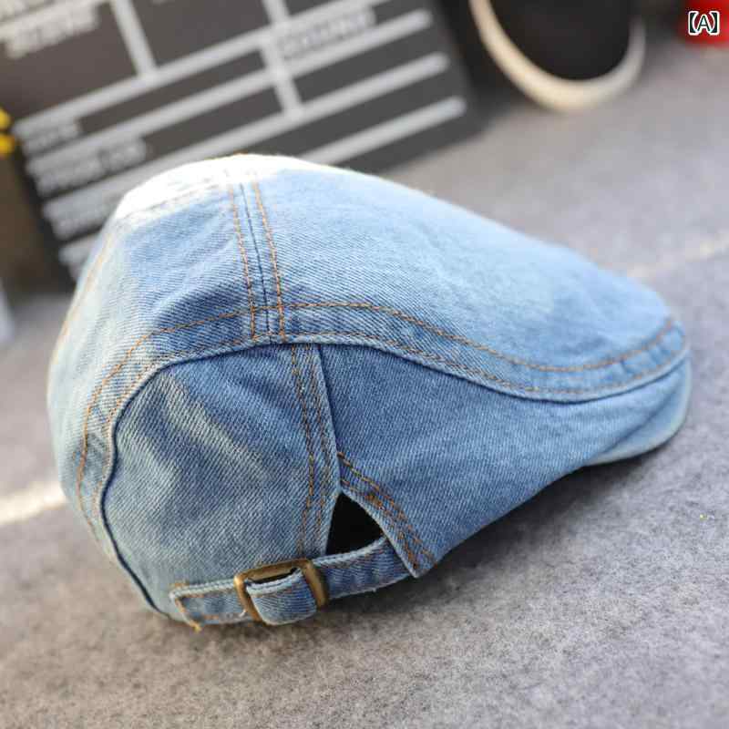 ベビー 帽子 春秋 韓国 3歳の 子供の 春秋 帽子 5 男の子 デニム ピーク キャップ 女の子 サンバイザー..