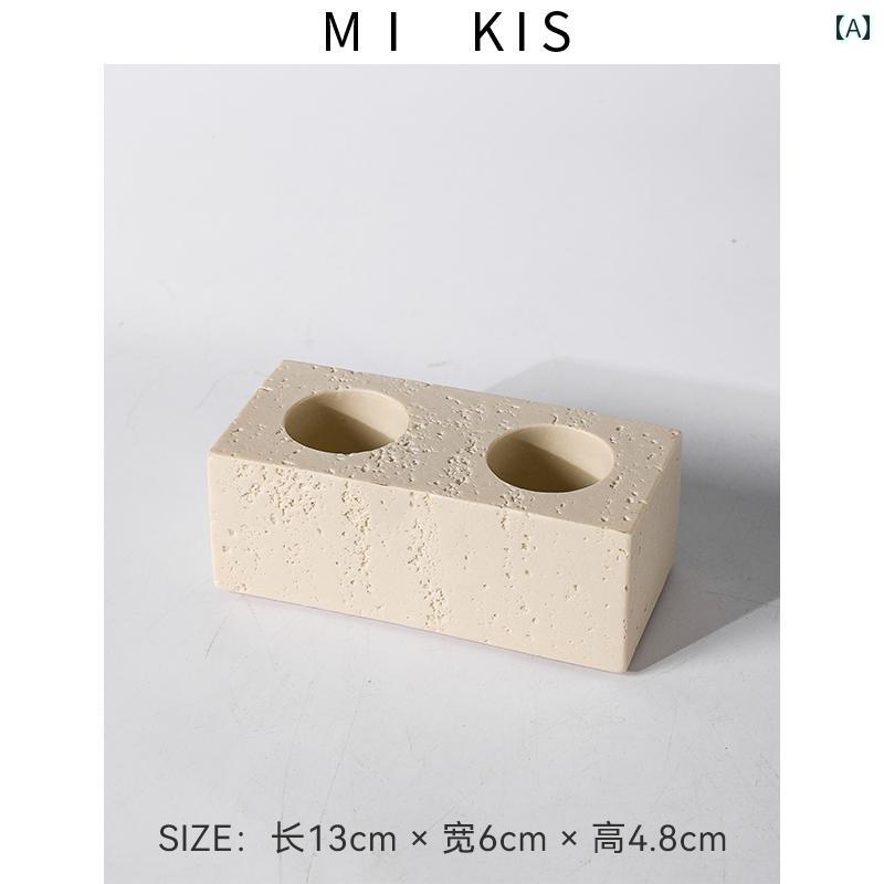 歯 ブラシ ラック トラバーチン 電動 歯 ブラシ ラック カウンター トップ 収納 ライト 高級 ベース ブ..