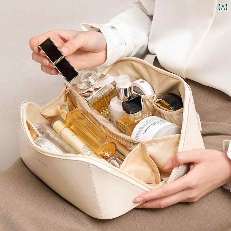 化粧 品 ポーチ バッグ 化粧 ポーチ 軽量 高級 ハイエンド 精巧大容量 仕切り メイク ブラシ 収納 バッグ ポータブル 旅行 トイレタリー