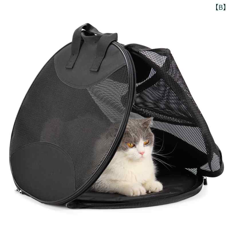 ペット用 お出かけ バッグ 猫用 バッグ 通気性 外出 ポータブル ペット用 旅行大容...