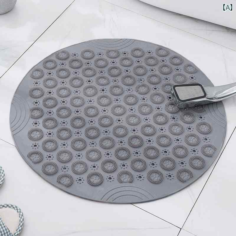 バスマット 浴室 インテリア 丸型 バス ルーム 滑り止め マット シャワー マッサージ 家庭用 浴室 シリ..