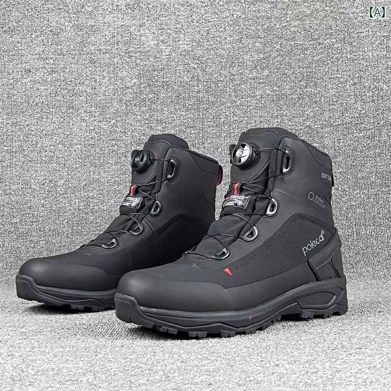 登山 ブーツ アウトドア スウェーデン製 耐寒性 40 スノーブーツ 氷 面 対応 滑り止め 防水 アウトドア ハイキング シューズ ミッドカット シンサレート 暖かい コットン メンズ