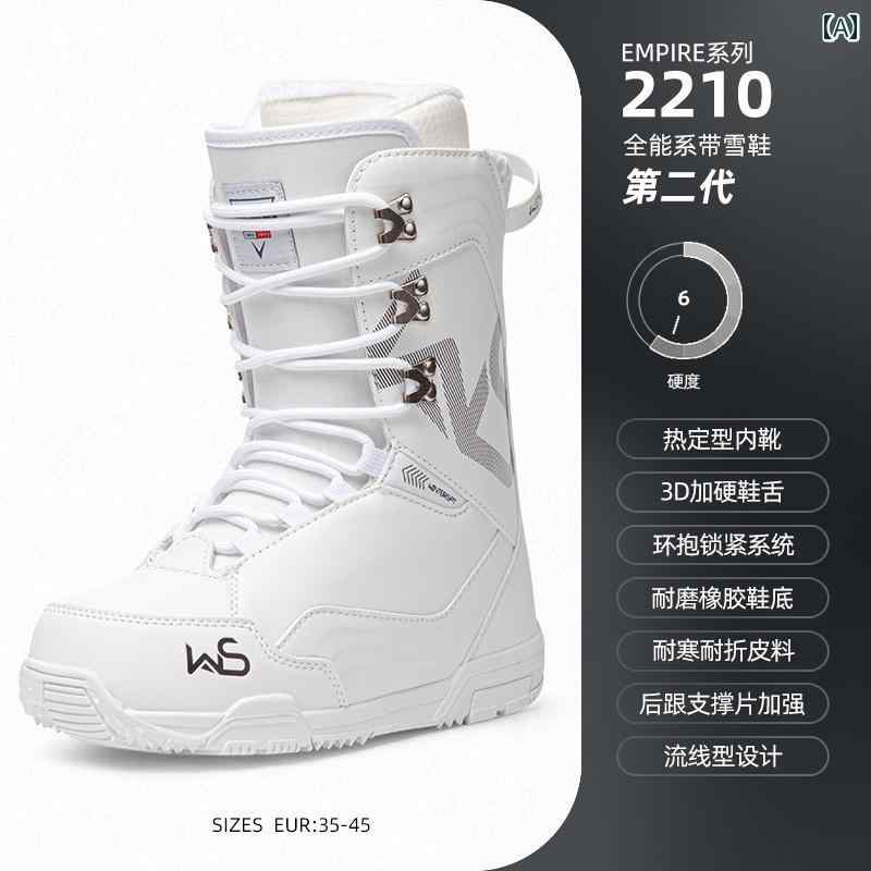 登山 ブーツ アウトドア WS スノーボード シューズ ユニセックス スキー 用品 オール ラウンド全 地形 フラット フラワー レースアップ スノーシュー