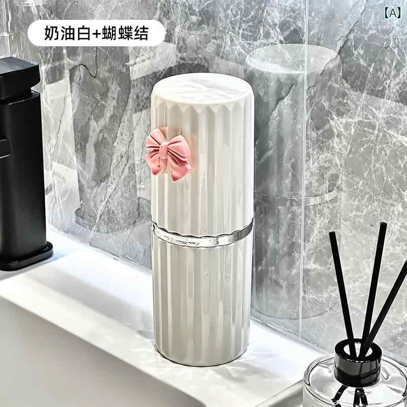 歯ブラシカップ おしゃれ 旅行 用 洗 口 カップ 歯 ブラシ 歯磨き 粉 歯科 用具 ポータブル 3 in 1 収..