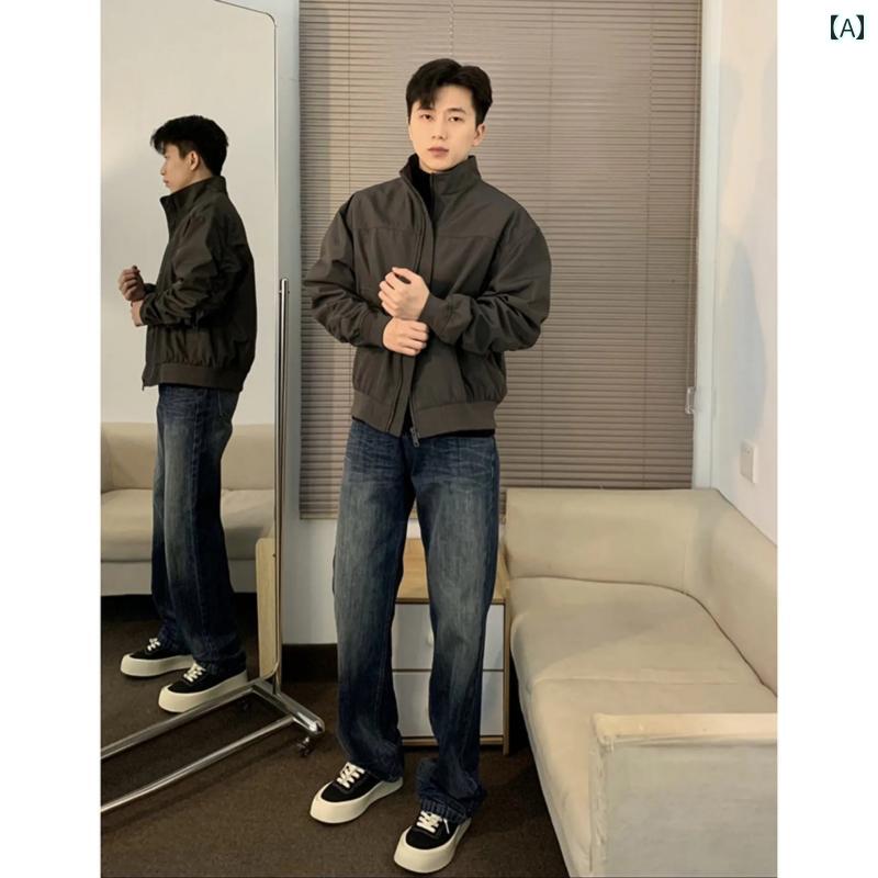 ma1 ボンバー ジャケット アメリカン レトロ メンズ 春秋 ジャケット 2025年 ボン バー カジュアル コーチ ウェア