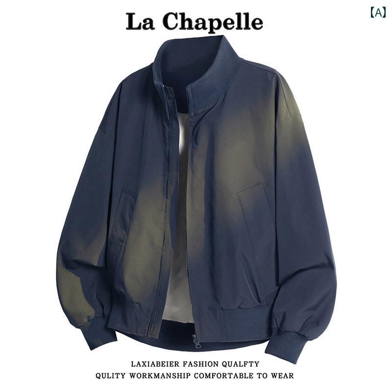 ma1 ボンバー ジャケット La Chapelle アメリカン コットン パッド入り ボン バー ジャケット メンズ 冬 スタイル 厚手 スタンドカラー ベースボール