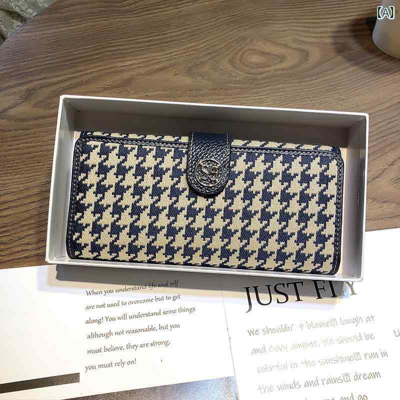 B, F, H, P - 女性用 長財布 革 キャンバス 大容量 カードケース スマホポケット 日常使い 軽量 収納力 高級感