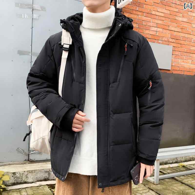 メンズ ダウンジャケット ショート丈 アウトドア用 保温性 マルチジッパー 冬用 防...