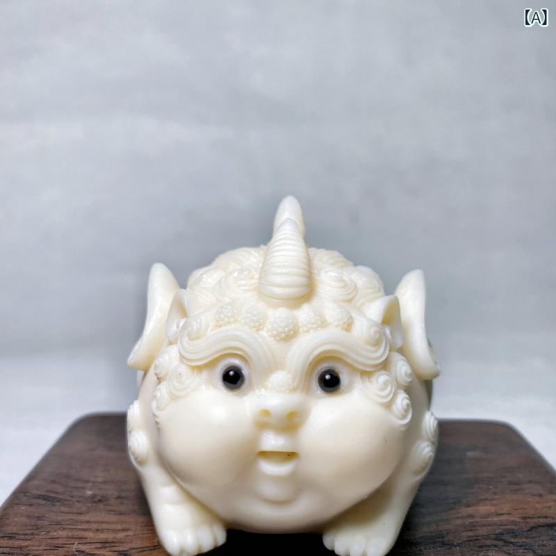置物 かわいい ピクシー 水 インテリア 黄楊木 彫刻 デコレーション リビング デスク 卓上 雑貨 幸運 アイテム 家居 装飾