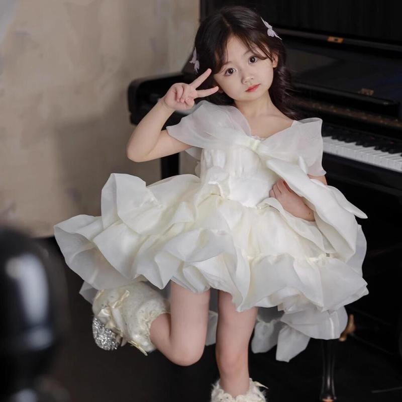 ワンピース キッズ 女の子 子供 ドレス 花童 誕生日 発表会 結婚式 フォーマル プ...