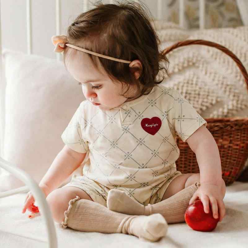 ベビー服 キッズ用 カバーオール 短袖 ロンパース 赤ちゃん 幼児 乳児 綿100％ 天然素材 柔らかい 通気性 吸汗速乾 肌に優しい 出産祝い ギフト 部屋着 パジャマ ルームウェア お出かけ着 春夏用 ナチュラル かわいい シンプル 無地 着脱簡単