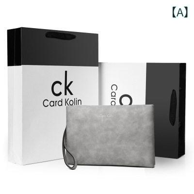 メンズ ハンドバッグ クラッチ バッグ ソフト 革 カジュアル ck &amp lv 6 万能 バッグ大容量 シンプル 封筒