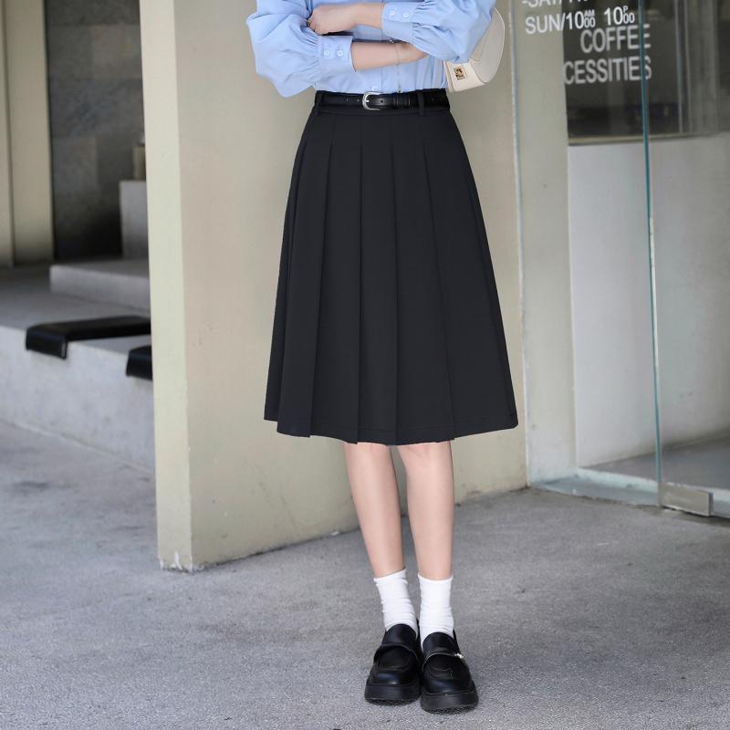 スカート レディース 大きいサイズ フレアスカート ひざ丈 Aライン ハイウエスト 膝丈 プリーツスカート オフィス 仕事用 スーツ生地 切り替え 体型カバー ゆったり 着痩せ 細見え 通勤 通学 普段使い お出かけ 上品 高級感 シンプル 無地 ブラッ s-share-global-11118460 サポートシェアグローバル パッケージ画像