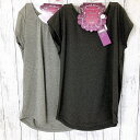 送料無料|フレンチインナー 杢柄|M/L/LL|グレー レディース インナー ルームウエア
