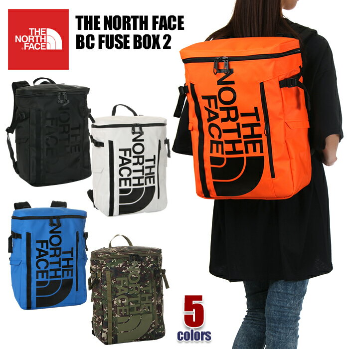 ノースフェイス リュック 30l ヒューズボックス メンズ レディース キッズ The North Face Bc Fuse Box 30l バックパック リュックサック バッグ アウトドア スポーツ 新色 大きい 大容量 通勤 通学 防水 撥水 箱形 おしゃれ ブランド 黒 オレンジ 青