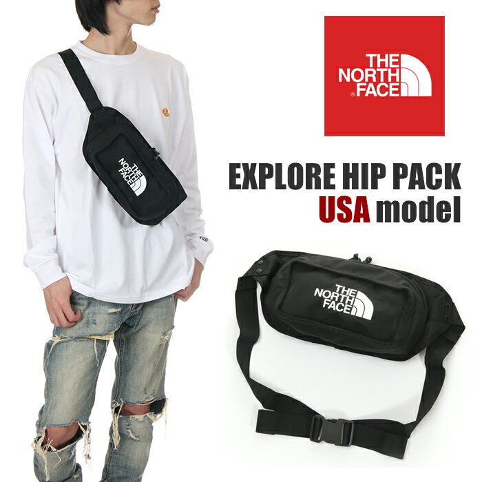 ザ・ノース・フェイス ノースフェイス ボディバッグ 3L メンズ レディース キッズ バッグ THE NORTH FACE ザ・ノース・フェイス EXPLORE HIP PACK エクスプローラー ヒップバッグ ウエストバッグ ウエストポーチ ショルダーバッグ 斜めがけ おしゃれ ブランド 黒 NF0A3KZX