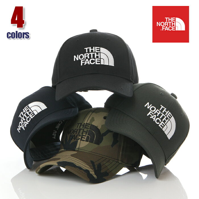 ノースフェイス キャップ メンズ レディース THE NORTH FACE TNF ロゴ 帽子 ストラップバック ユニセックス 大きいサイズ 大きめ 深め 山登り 登山 アウトドア トレッキング ハイキング ファッション UV 紫外線 対策 黒 ネイビー カーキ 迷彩 NN02135