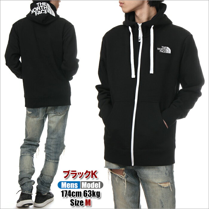 ノースフェイス パーカー メンズ レディース ジップパーカー THE NORTHFACE REARVIEW FULLZIP HOOD リアビュー スウェット 無地 大きいサイズ ビッグシルエット ビッグサイズ ゆったり ブランド 裏起毛 プレゼント 男性 女性 S M L XL グレー 黒 カーキ