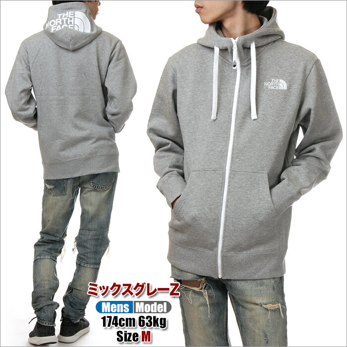 ノースフェイス パーカー メンズ レディース ジップパーカー THE NORTHFACE REARVIEW FULLZIP HOOD リアビュー スウェット 無地 大きいサイズ ビッグシルエット ビッグサイズ ゆったり ブランド 裏起毛 プレゼント 男性 女性 S M L XL グレー 黒 カーキ