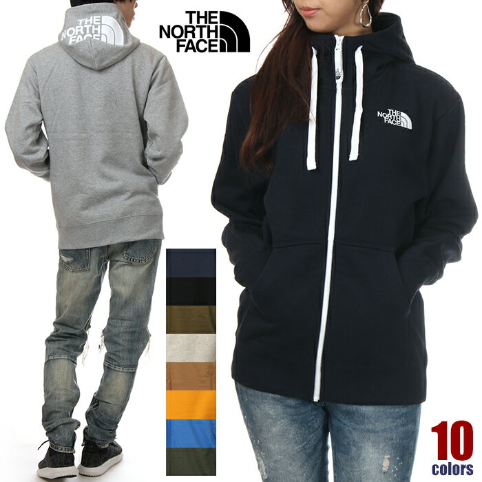 ノースフェイス パーカー メンズ レディース ジップパーカー THE NORTHFACE REARVIEW FULLZIP HOOD リアビュー スウェット 無地 大きいサイズ ビッグシルエット ビッグサイズ ゆったり ブランド 裏起毛 S M L XL グレー 黒 カーキ 紺 NT12340のサムネイル
