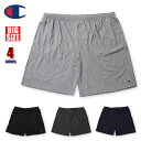 【セール】【ビッグサイズ】【4XL~6XL】チャンピオン ハーフパンツ メンズ 大きいサイズ CHAMPION ジャージー ショーツ 無地 スウェット グレー ...