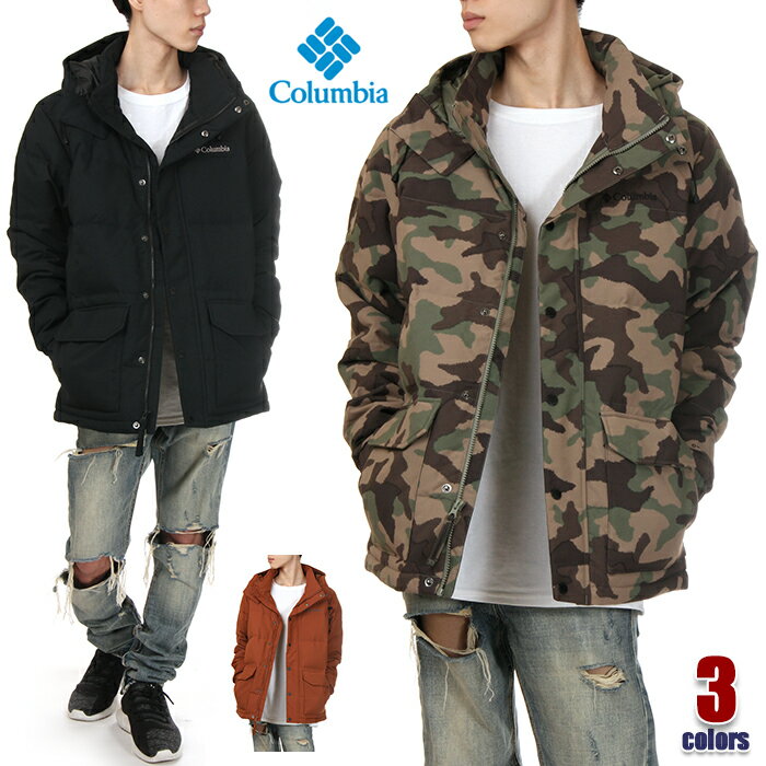 【セール】コロンビア ジャケット メンズ レディース COLUMBIA ダウンジャケット Rockfall Down Jacket ロックフォールダウンジャケット オムニヒート オムニシールド ダウン 大きいサイズ 防水 防寒 アウター アウトドア キャンプ ファッション 黒 茶 迷彩 カモ WE6664