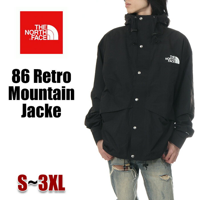 ノースフェイス マウンテンパーカー メンズ レディース USAモデル THE NORTH FACE 86 レトロ マウンテンジャケット 86 RETRO MOUNTAIN JACKET 防寒 撥水 防風 ビッグサイズ 大きいサイズ アウター アウトドア ファッション ブランド 黒 S M L XL 2XL 3XL NF0A7UR9